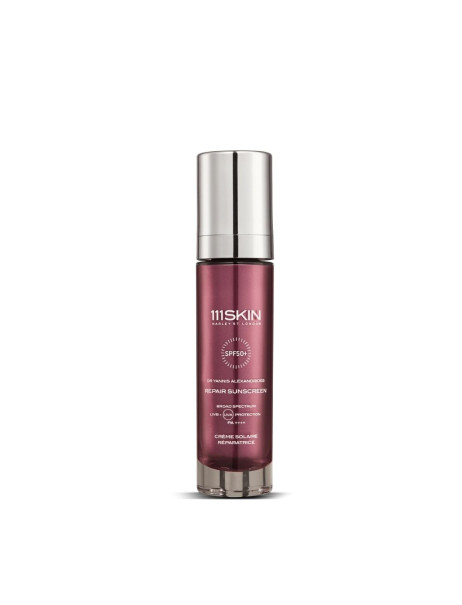 111Skin Repair Sunscreen SPF50+ Захисний легкий відновлюючий крем для обличчя з SPF 50+