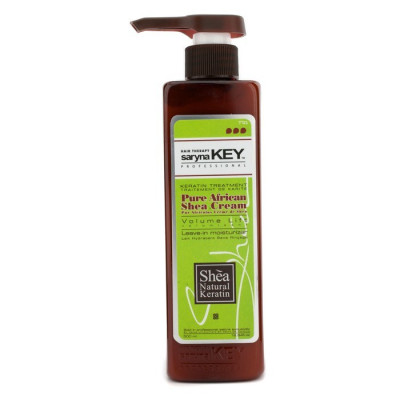 Saryna Key Увлажняющий крем для волос Volume Lift Keratin Treatment Pure African Shea Cream