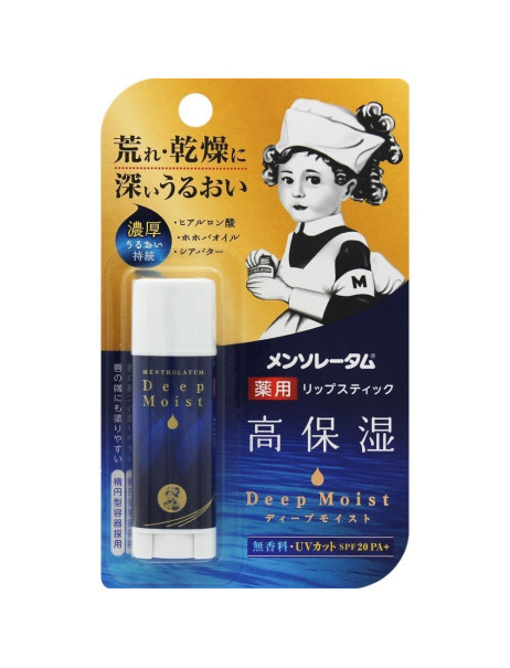 Hada Labo Гиалуроновый Бальзам для губ (без ароматизатора) Mentholatum Deep Moist SPF20 PA+