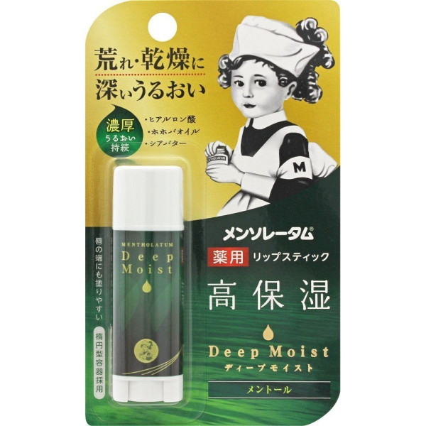 Hada Labo Гиалуроновий Бальзам для губ Mentholatum Deep Moist LipBalm Menthol 