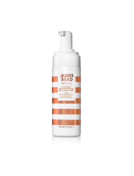 James Read Fool Proof Bronzing Mousse Face & Body Dark Бронзирующий темный мусс-автозагар для лица и тела
