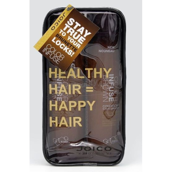 Joico Набір для волосся відтінку, коричневий Color Infuse Brown Gift Pack (shm / 3ml + cond / 3ml) 