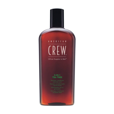 American Crew 3 In 1 Tea Tree Shampoo Засіб по догляду за волоссям і тілом 3-в-1