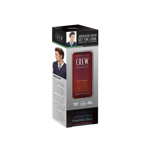American Crew Forming Cream + Daily Moisturizing Shampoo Набір 