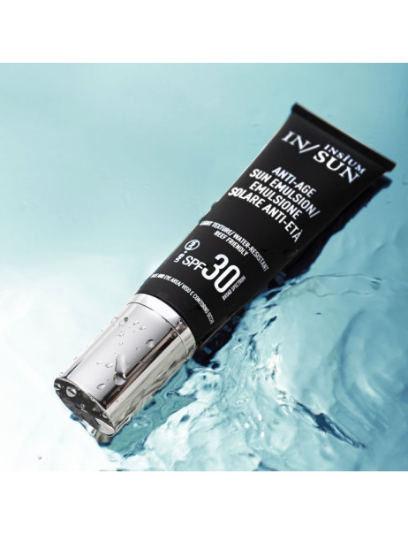 INSIUM Anti-Age Sun Emulsion SPF 30 Антивозрастная глубокоувлажняющая пептидная эмульсия SPF 30 для лица и контура глаз