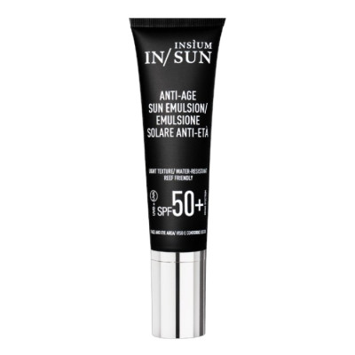 INSIUM Anti-Age Sun Emulsion SPF 50 Антивікова глибокозволожуюча пептидна емульсія SPF 50 для обличчя та контуру очей