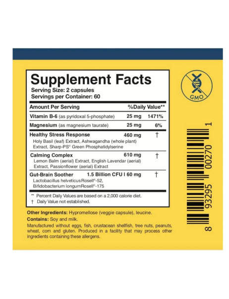 Researched Nutritionals Anxiaease 120 C Дієтична добавка Анксііз №120