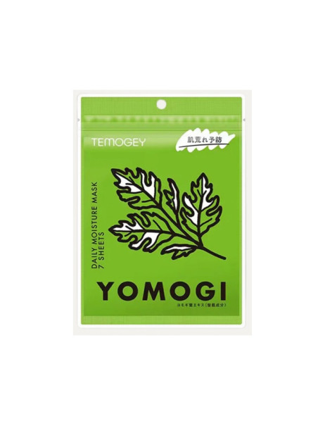 SPC Temogey Yomogi Mask Тканинна маска для догляду за чутливою шкірою з японським полином
