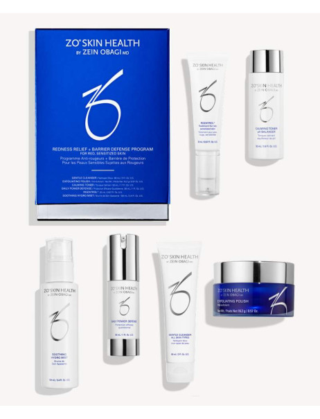 ZO Skin Health by Zein Obagi Redness Relief + Ваrriеr Defense Prоgrаm Набор для уменьшения покраснений и восстановления барьера кожи