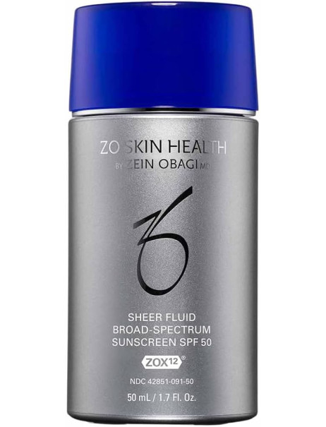 ZO Skin Health by Zein Obagi Sheer Fluid Broad-Spectrum Sunscreen SPF 50 Сонцезахисний флюїд для обличчя
