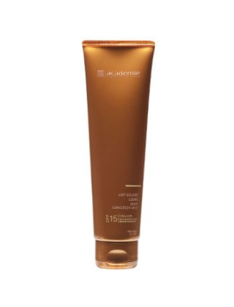 Academie Bronzecran Body Sunscreen Milk SPF 15 Сонцезахисне молочко для тіла