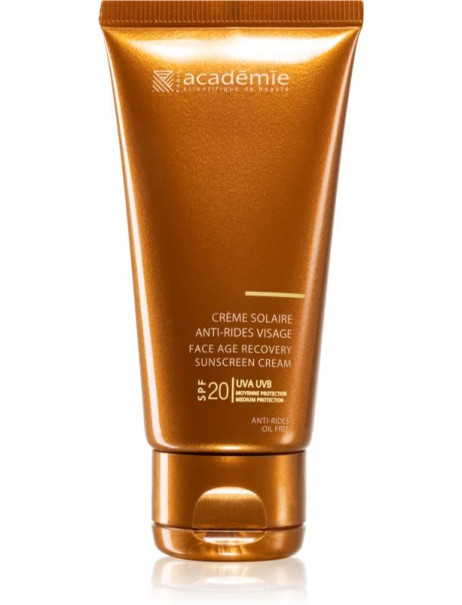 Academie Bronzecran Face Age Recovery Screen Cream SPF 20+ Сонцезахисний регенеруючий крем для обличчя SPF 20+