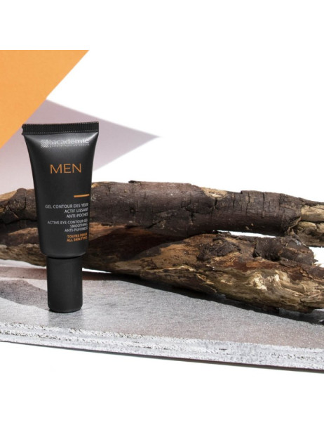 Academie Active Eye Contour Gel Smoothing Anti-Puffiness Гель для контура глаз против отеков и морщин для мужчин