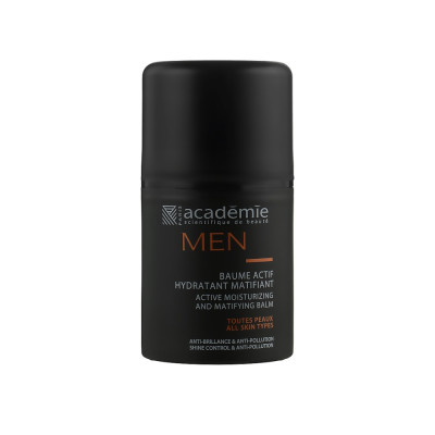 Academie Men Active Moisturizing and Matifying Balm Активний зволожуючий матуючий бальзам 