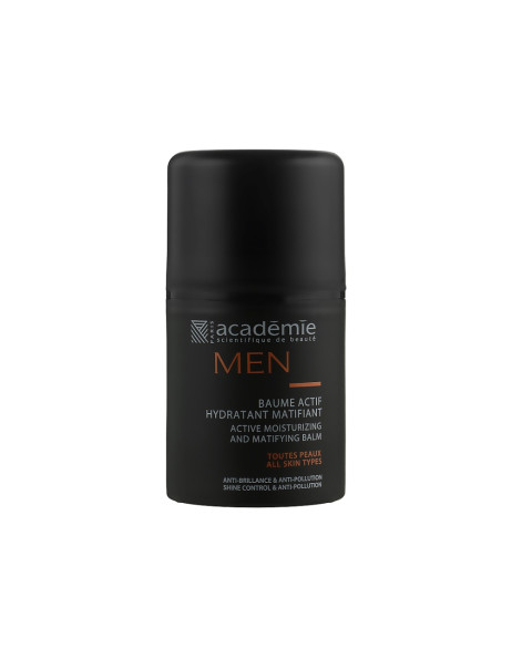 Academie Men Active Moisturizing and Matifying Balm Активний зволожуючий матуючий бальзам