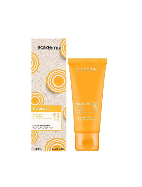 Academie Bronzecran Body Sunscreen Milk SPF 50+ Сонцезахисне молочко для тіла