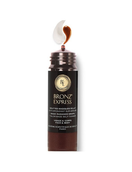 Academie Bronz'express Magic Radiance Drops Краплі-сяйво автозасмага для обличчя та тіла