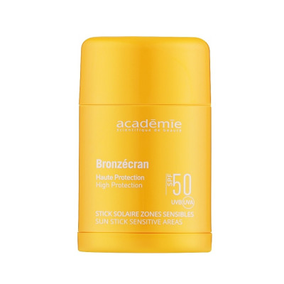 Academie Bronzecran Sun Stick Sensitive Areas SPF 50+ Сонцезахисний стік для чутливих зон