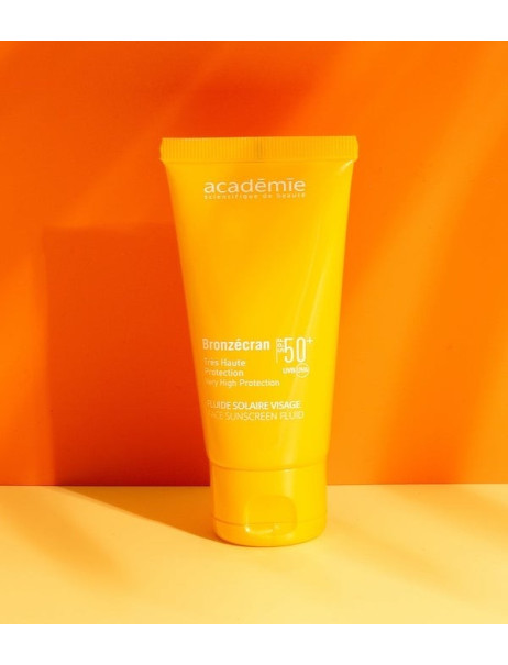 Academie Bronzecran Face Sunscreen Fluid SPF 50+ Cонцезахистний флюїд для обличчя