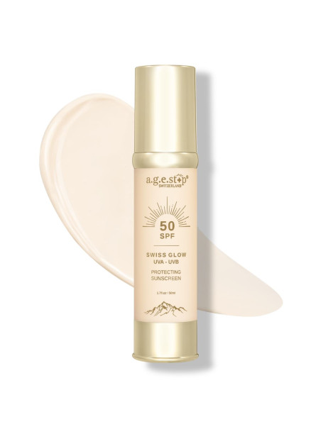 A.G.E. Stop Swiss Glow Protecting Sunscreen SPF50 Денний крем з захистом SPF 50