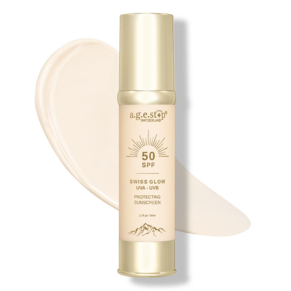 A.G.E. Stop Swiss Glow Protecting Sunscreen SPF50 Денний крем з захистом SPF 50
