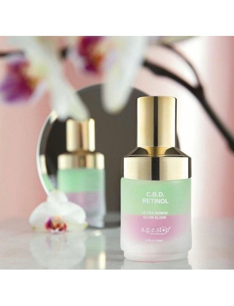 A.G.E. Stop C.B.D. Retinol Glow Elixir Зволожуючий та заспокійливий еліксир