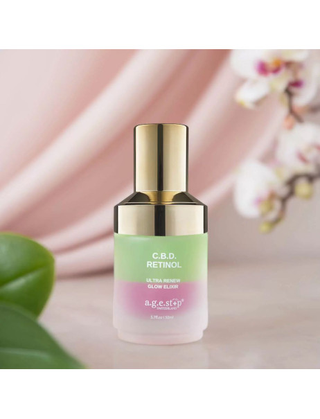 A.G.E. Stop C.B.D. Retinol Glow Elixir Зволожуючий та заспокійливий еліксир