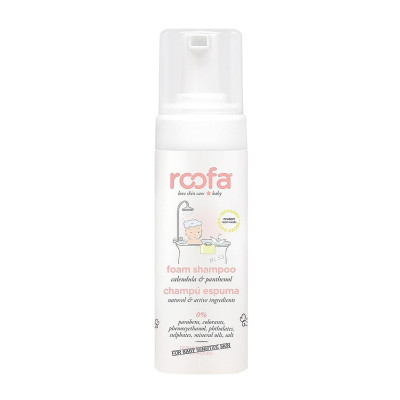 Roofa Syndet Foam Shampoo Calendula & Panthenol Шампунь-пінка без сліз зкалендулою та пантенолом
