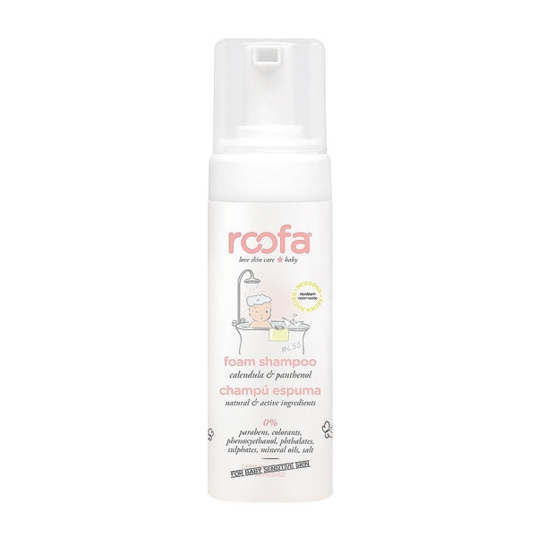 Roofa Syndet Foam Shampoo Calendula & Panthenol Шампунь-пінка без сліз зкалендулою та пантенолом