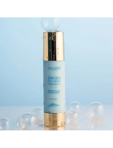 A.G.E. Stop Oxygen Therapy Hydro Glow Bio Fusion Sleeping Mask Киснева нічна маска для сяйва та молодості шкіри