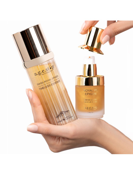 A.G.E. Stop Swiss Royal Epigen Timeless Essence Потужна есенція для пружності та еластичності шкіри