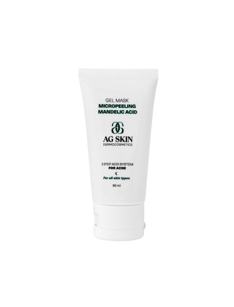 AG SKIN 3 Step Acid System For Acne Gel Mask Micropeeling Mandelic Acid Гель-маска мікропілінг