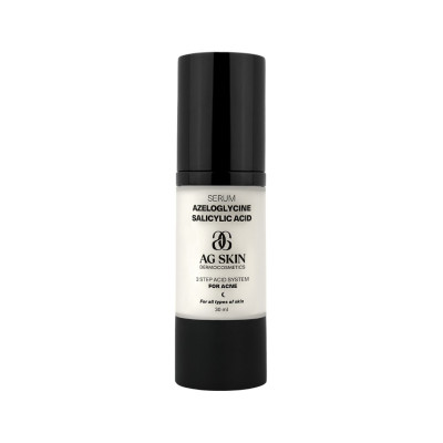AG SKIN 3 Step Acid System For Acne Serum Azeloglycine Salicylic Acid Сироватка для проблемної шкіри з азелогліцином і саліциловою кислотою