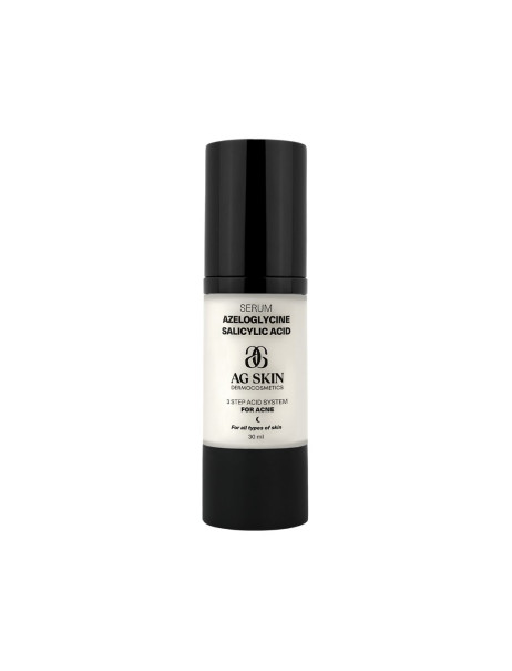 AG SKIN 3 Step Acid System For Acne Serum Azeloglycine Salicylic Acid Сироватка для проблемної шкіри з азелогліцином і саліциловою кислотою