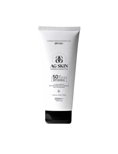 AG SKIN Exorestoration Body Fluid SPF 50+Сонцезахисний флюїд для тіла SPF 50+