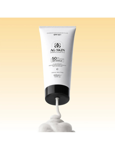 AG SKIN Exorestoration Body Fluid SPF 50+Сонцезахисний флюїд для тіла SPF 50+