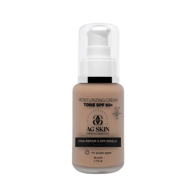 AG SKIN Moisturising Cream Tone SPF 50+ Зволожуючий крем з тоном SPF 50+ тон №1