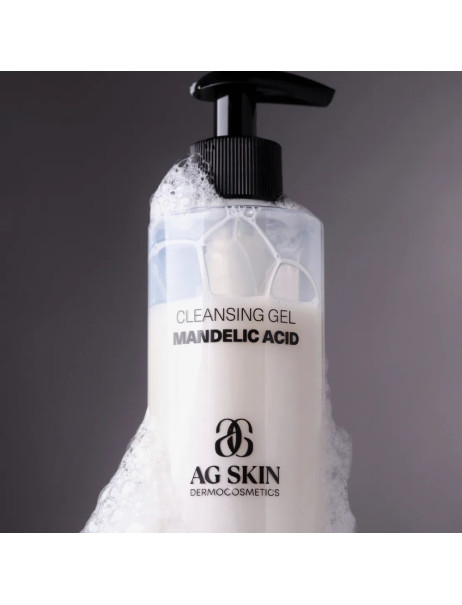 AG SKIN 3 Step Acid System For Acne Cleansing Gel Mandelic Acid Очищувальний гель з мигдалевою кислотою