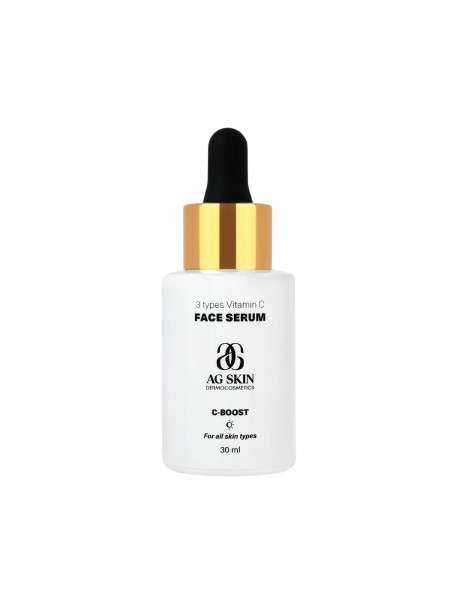 AG SKIN C-Boost 3 Types Vitamin С Face Serum Сироватка з трьома видами вітаміну C