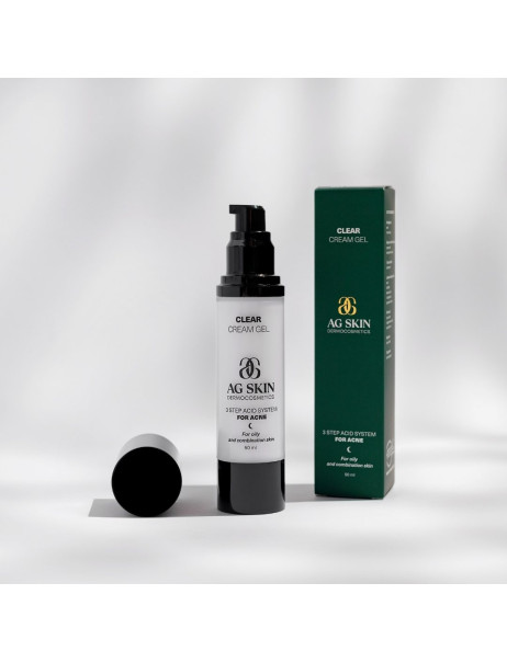 AG SKIN 3 Step Acid System For Acne Clear Cream Gel Крем-гель с азелоглицином и салициловой кислотой