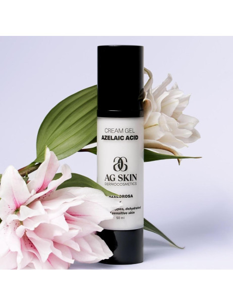 AG SKIN Azelorosa Cream Gel Azelaic Acid Крем-гель з азелаїновою кислотою та ретинолом