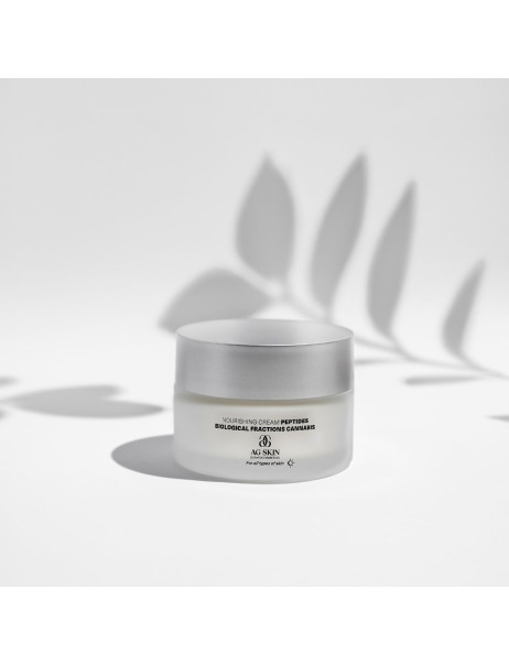 AG SKIN Regular Nourishing Cream Peptides Biological Fractions Cannabis Живильний крем з пептидами та біологічними фракціями канабісу