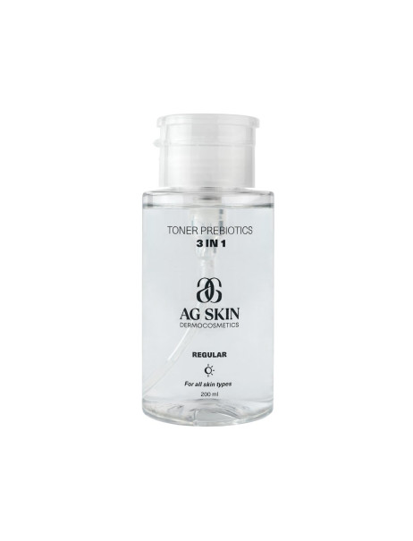 AG SKIN Regular Toner Prebiotics Тоник с пребиотиками 3 в 1