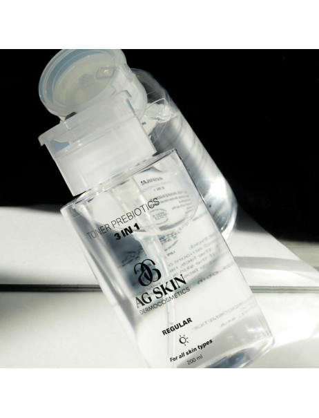 AG SKIN Regular Toner Prebiotics Тоник с пребиотиками 3 в 1
