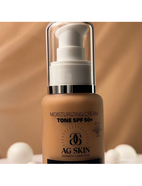 AG SKIN DNA Repair & SPF Moisturising Cream Tone SPF 50+ Увлажняющий крем с тоном СПФ 50+