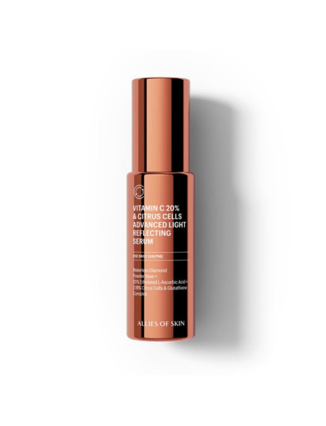 Allies of Skin Vitamin C 20% & Citrus Cells Advanced Firm & Glow Serum Сироватка з вітаміном С та клітинами цитрусу