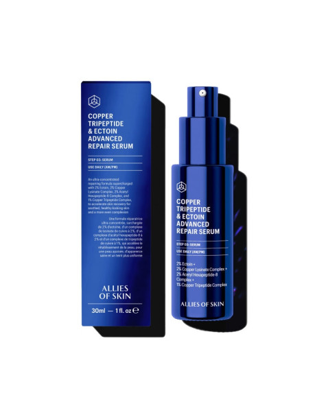 Allies Of Skin Copper Tripeptide & Ectoin Advanced Repair Serum Відновлююча сироватка