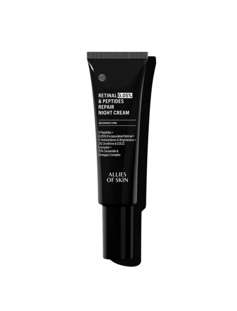 Allies Of Skin 0.05% Retinal & Peptides Repair Night Cream Крем нічний антивіковий з ретиналем