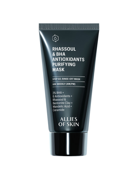 Allies Of Skin Rhassoul & BHA Antioxidants Purifying Mask Маска очищающая для лица