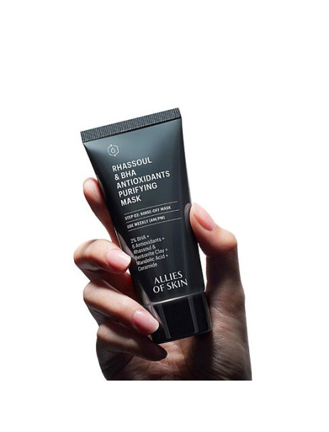 Allies Of Skin Rhassoul & BHA Antioxidants Purifying Mask Маска очищающая для лица